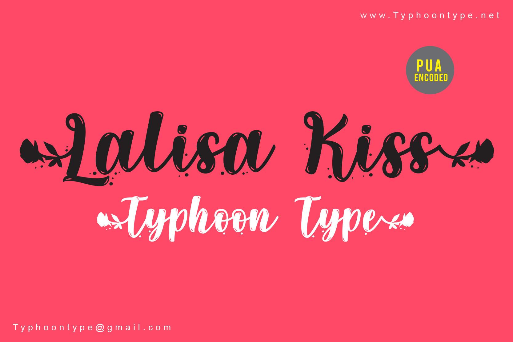 Lalisa Kiss Font