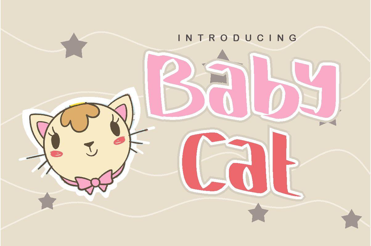 Baby Cat Font