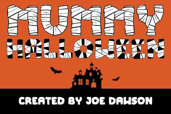 Mummy Halloween Font