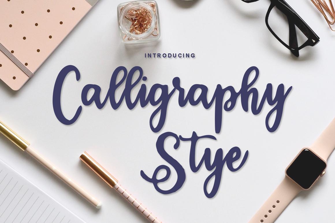 Calligraphy Stye Font