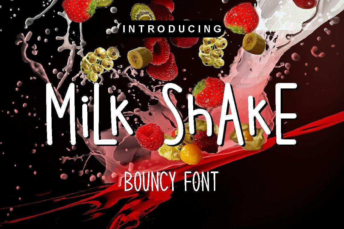 Milk Shake Font
