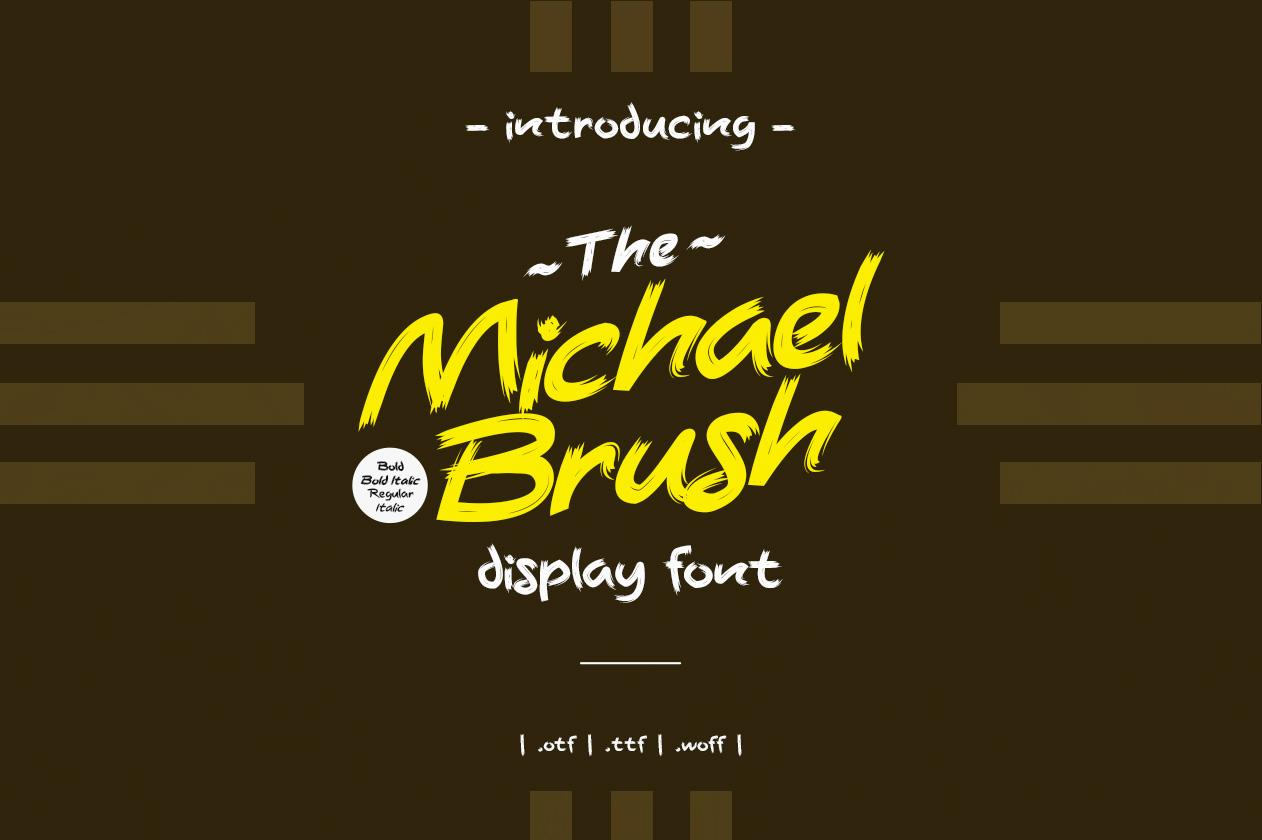 Michael Brush Font