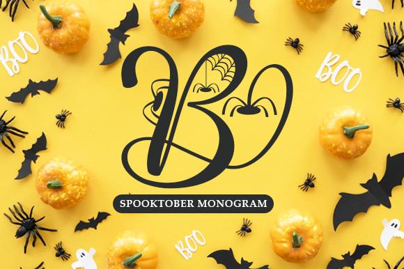 Spooktober Monogram Font
