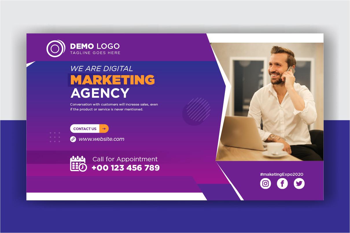 Digital Marketing Web Banner Template