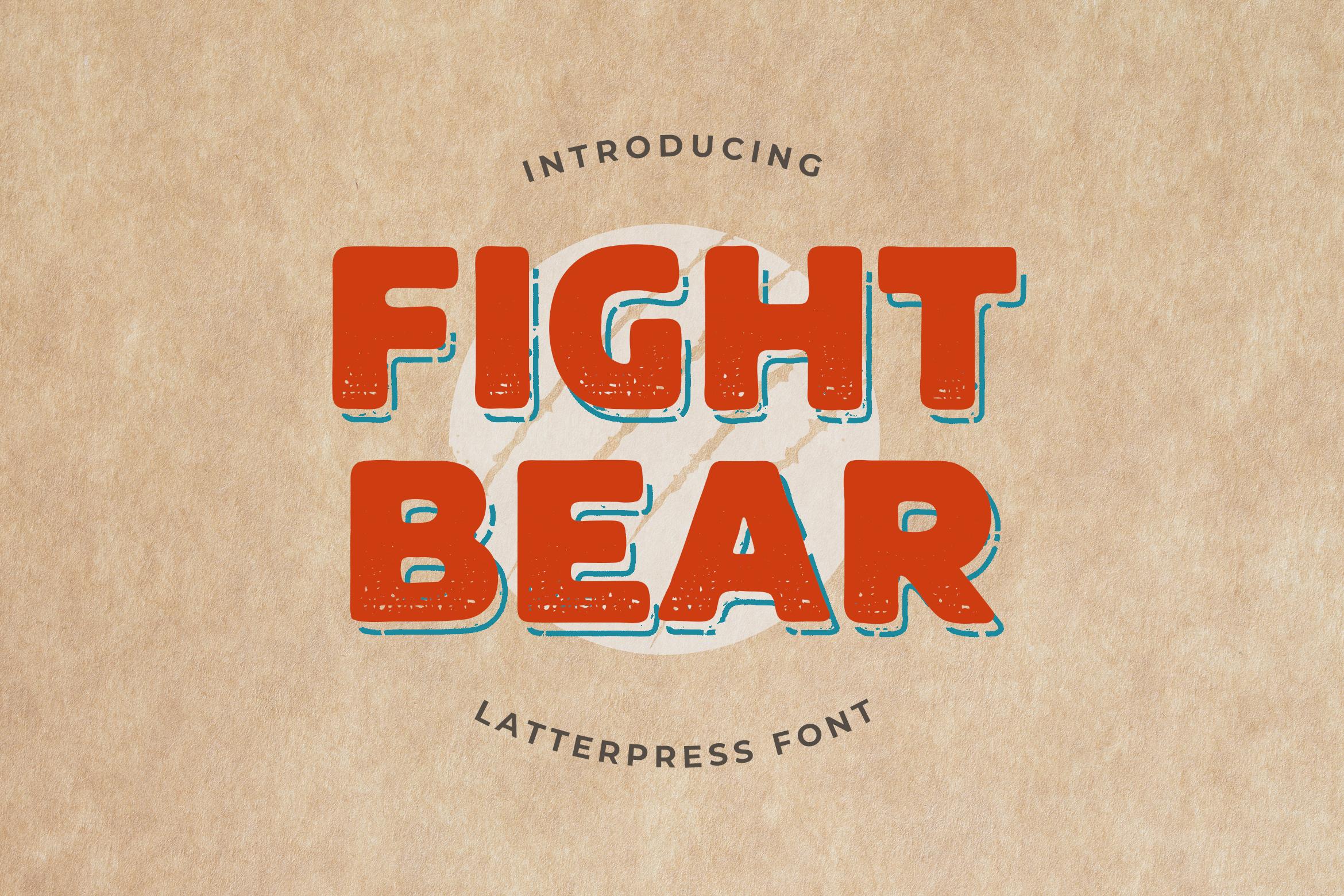 Fight Bear Font