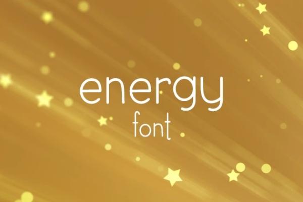 Energy Font