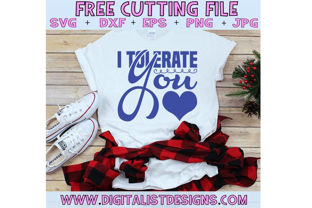 Anti Valentine's Day Svg Design, I Toler