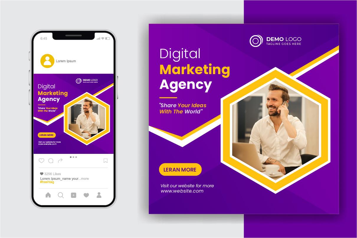 Digital Marketing Social Media Template