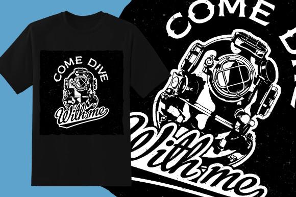 Diver T-Shirt  Design