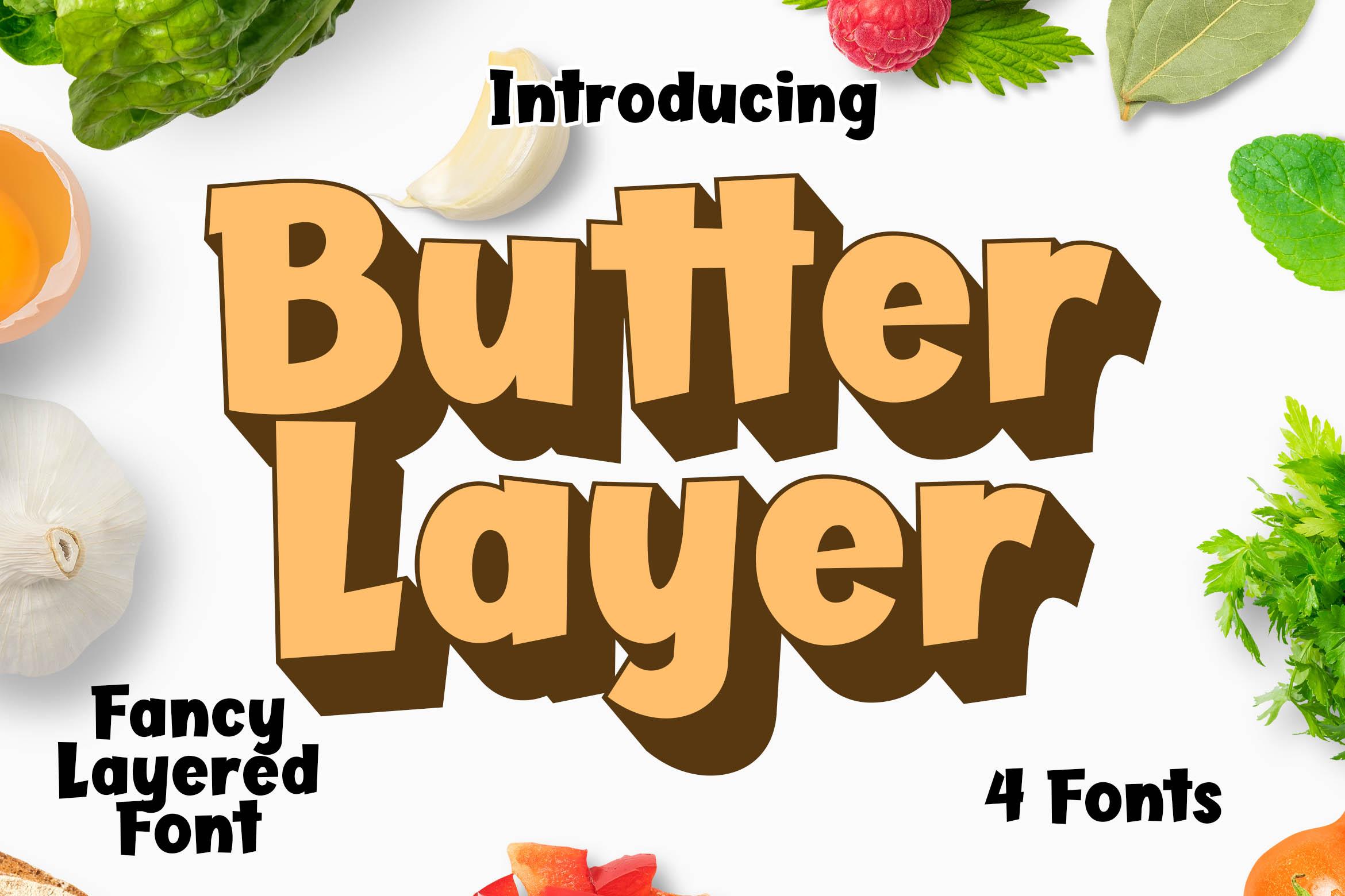 Butter Layer Font
