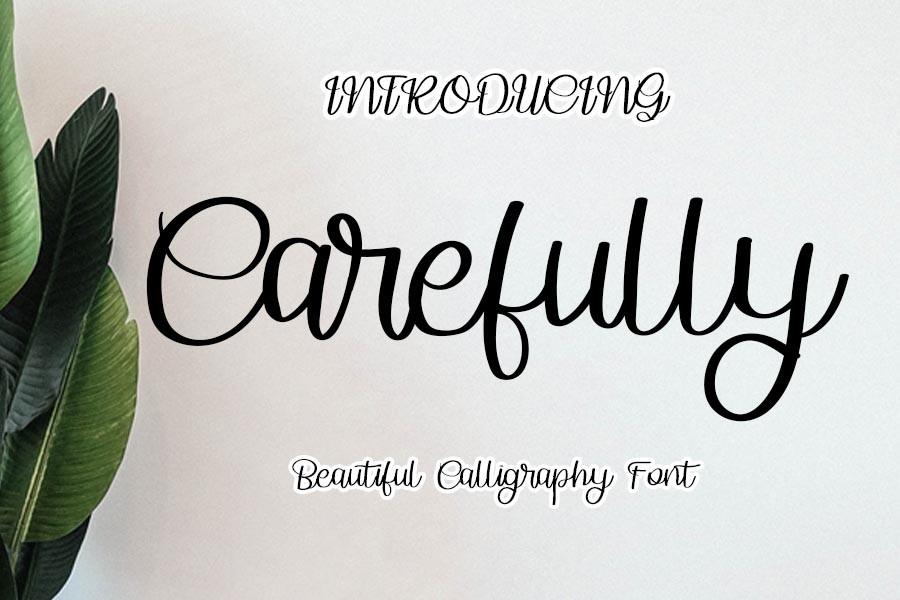 Carefully Font