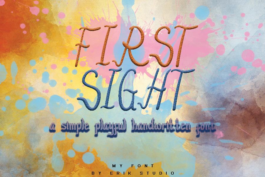 First Sight Font