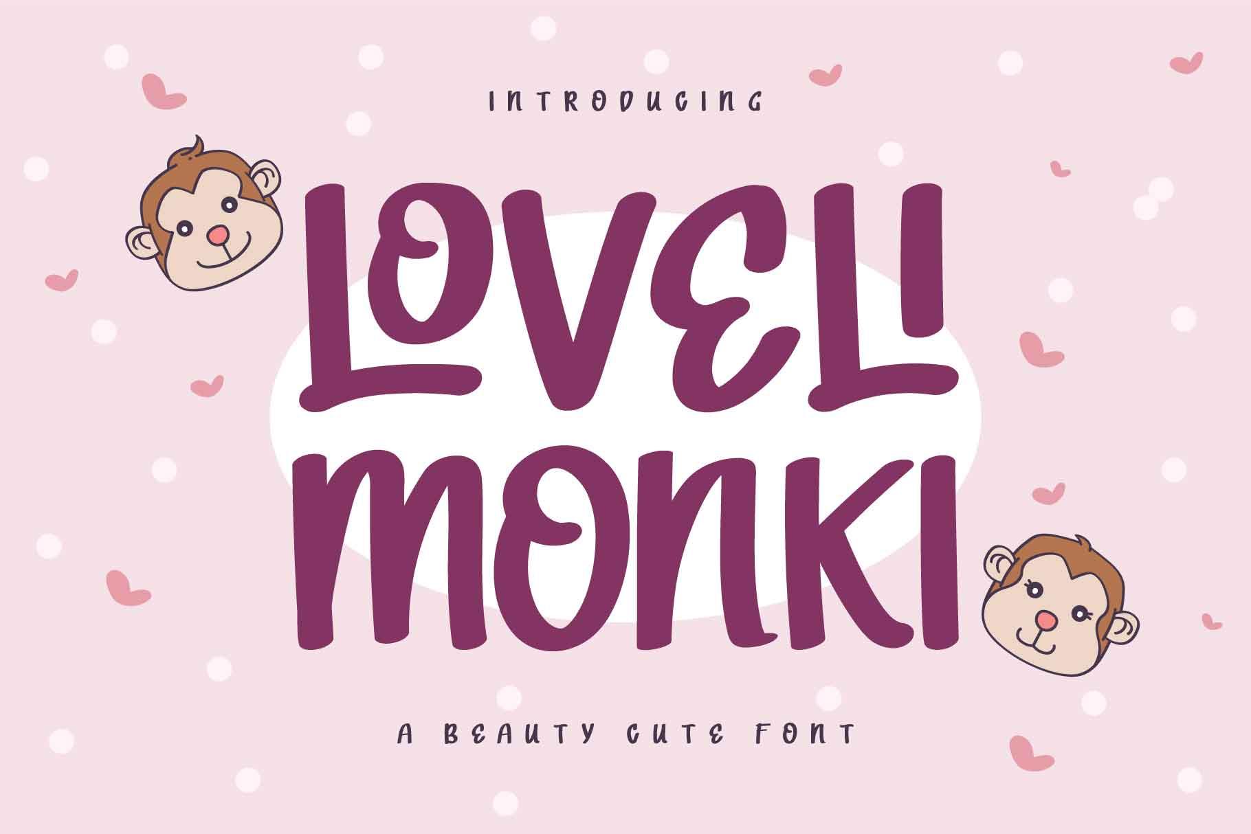 Loveli Monki Font