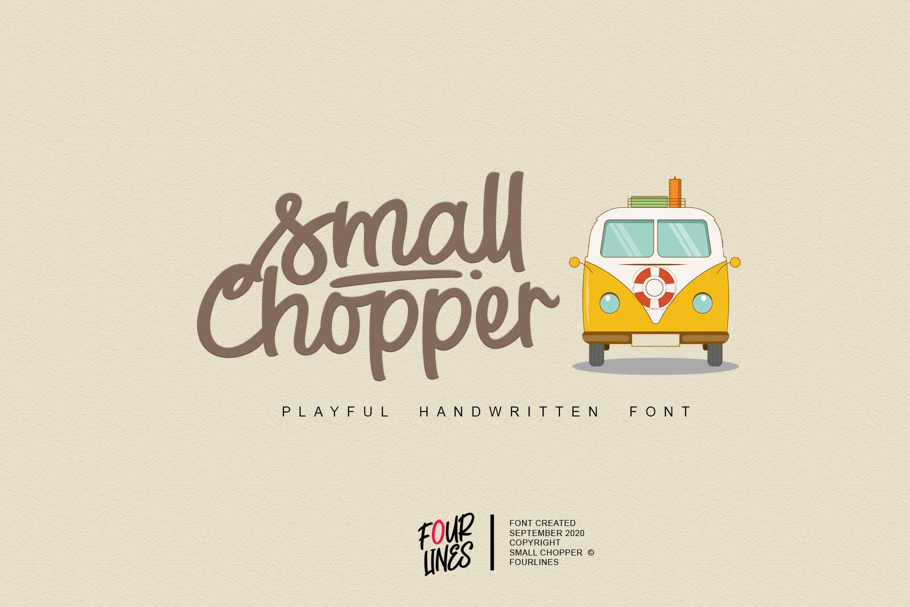 Small Chopper Font