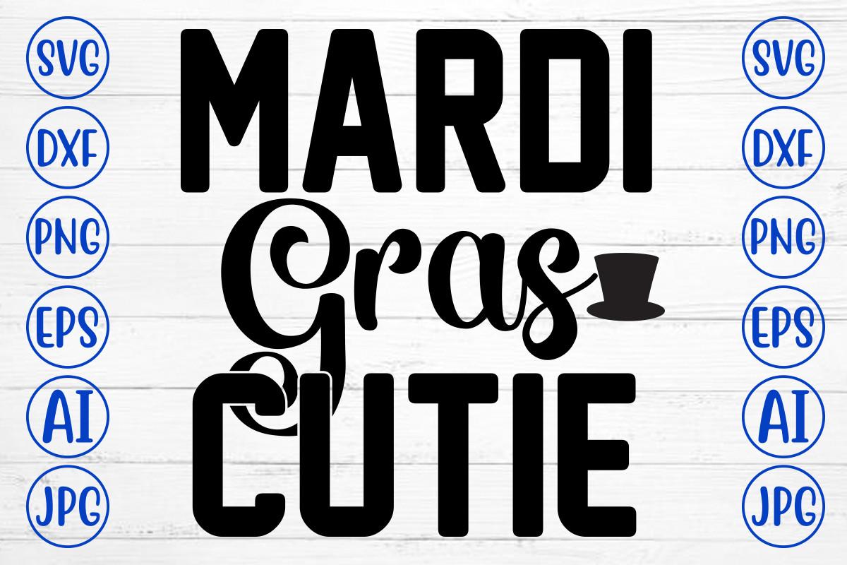 Mardi Gras Cutie Svg