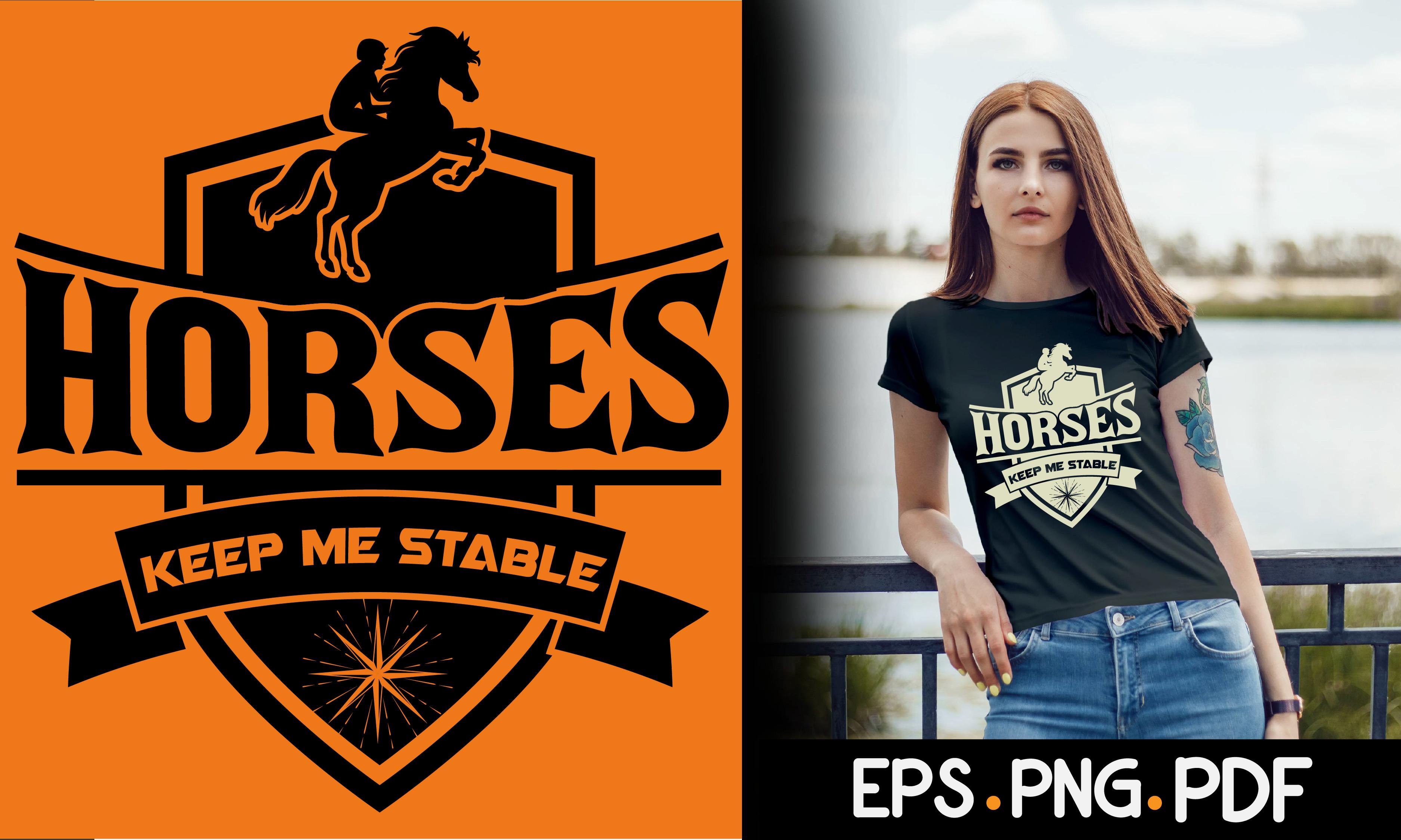 Horse T Shirt Design Vintage