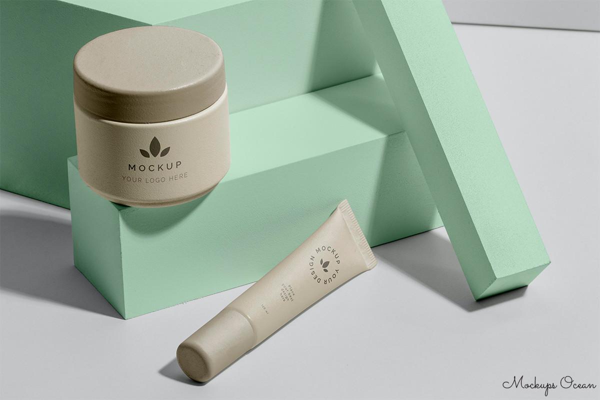 Beauty Product Container Mockup