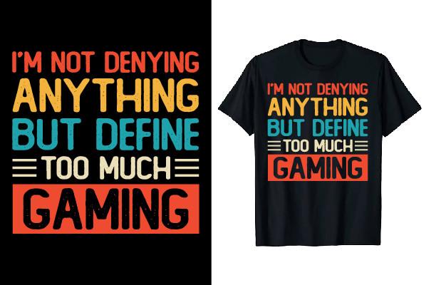 Retro Vintage Game T-Shirt Design