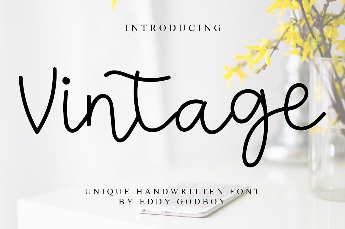 Vintage Font