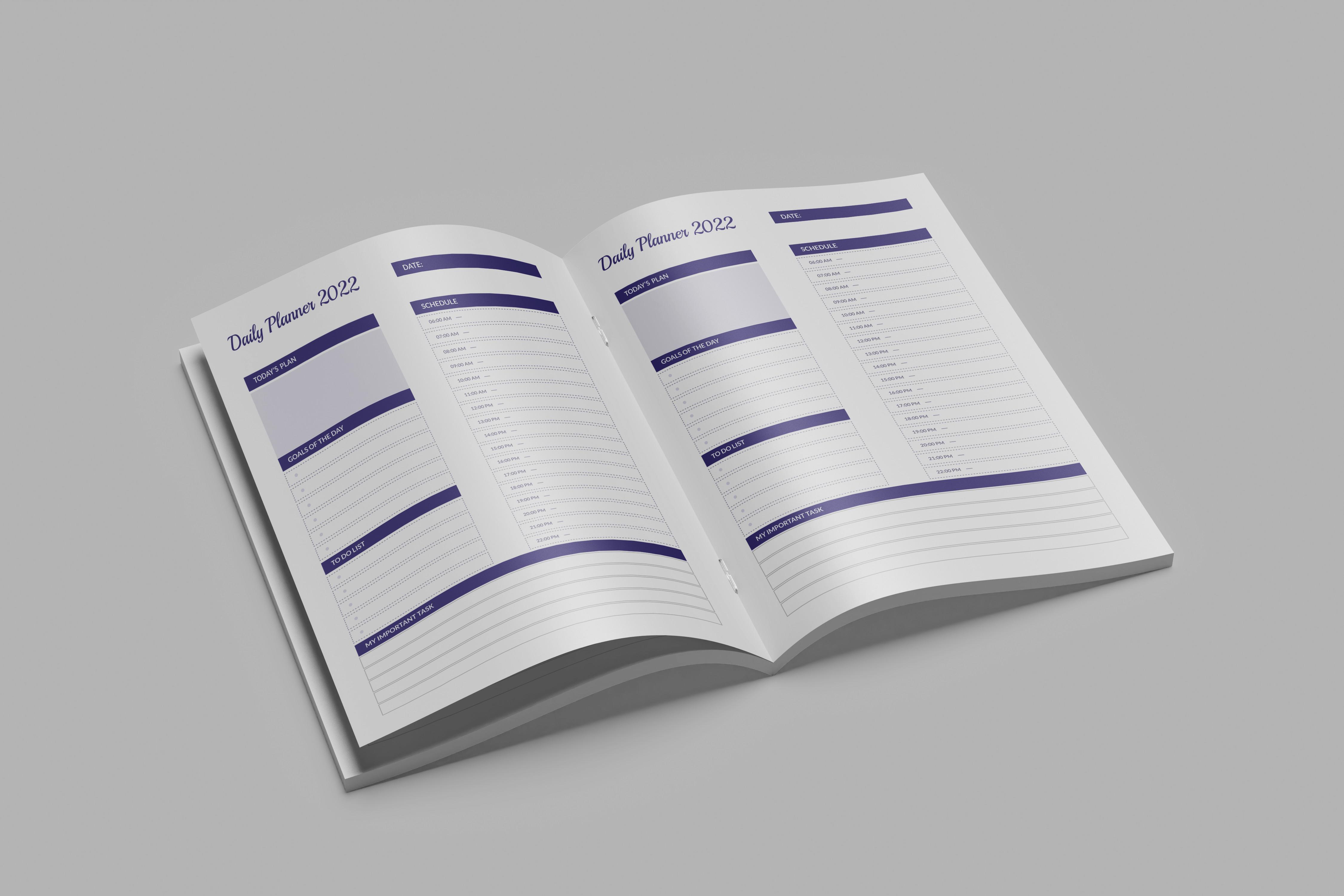 Daily Planner 2022 Editable