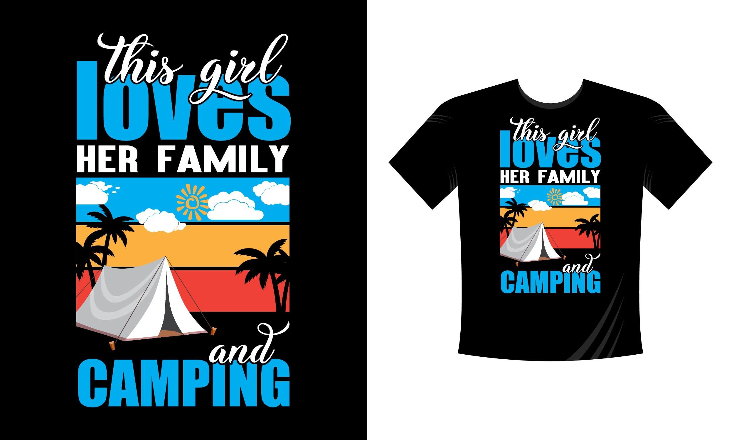 This Girl Loves Her Family and Camping
