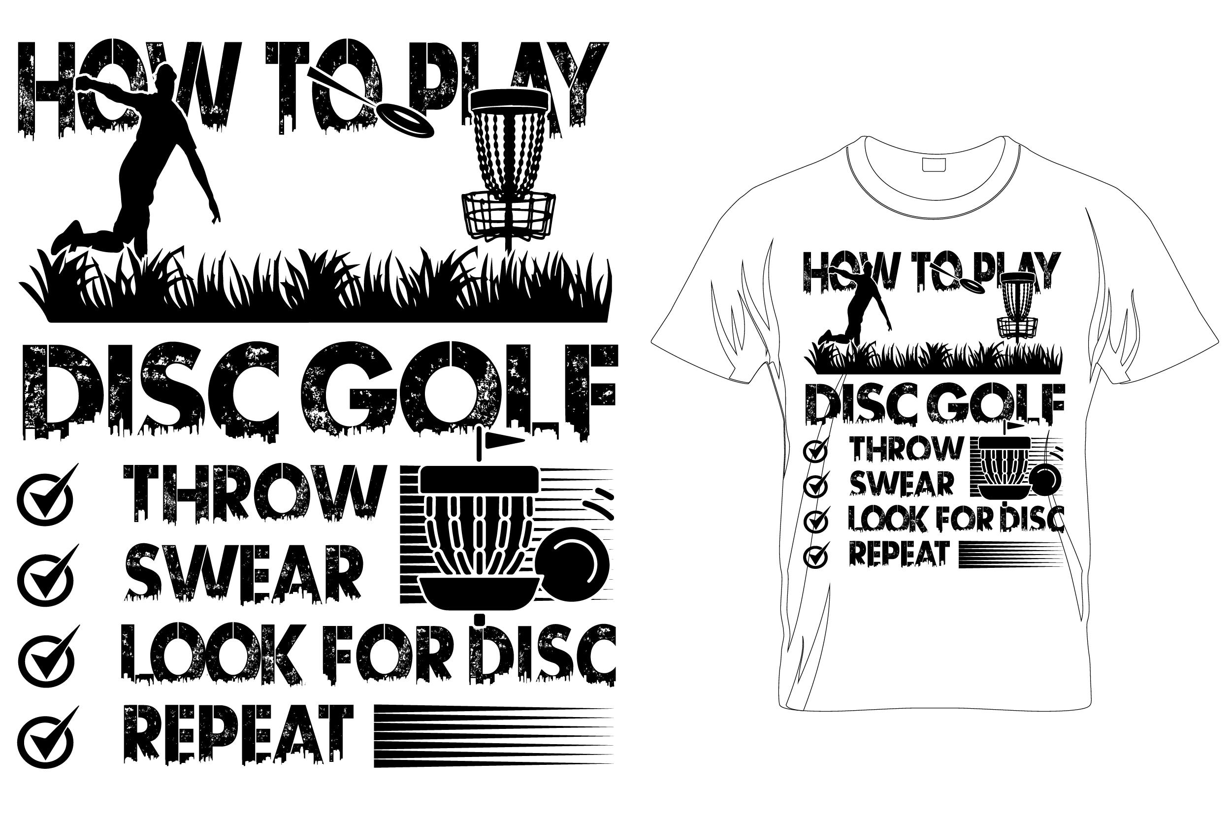 DISC GOLF LOVER GRAPHIC TEES