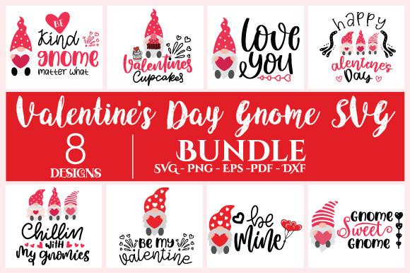Valentine's Day Gnome SVG Bundle