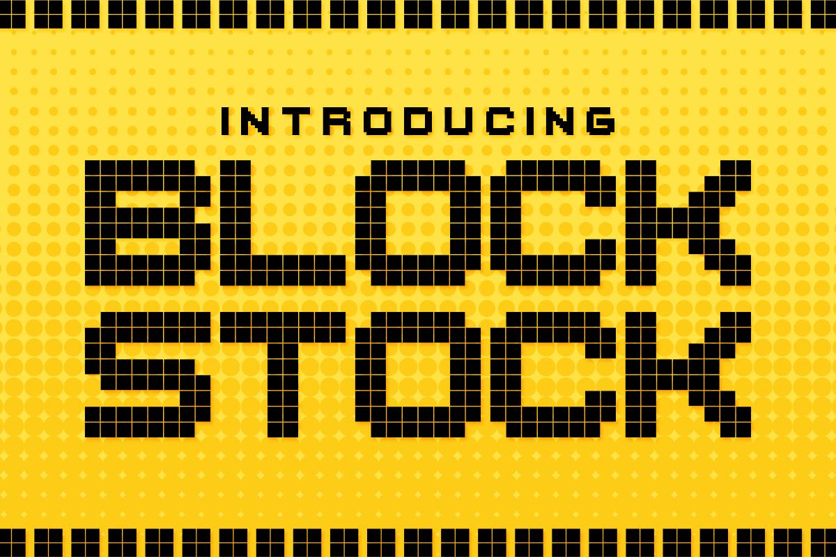 Block Stock Font