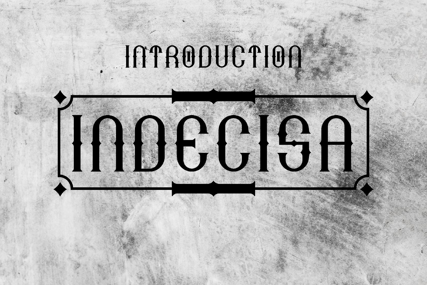 Indecisa Font