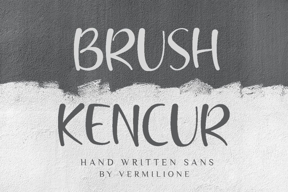 Brush Kencur Font
