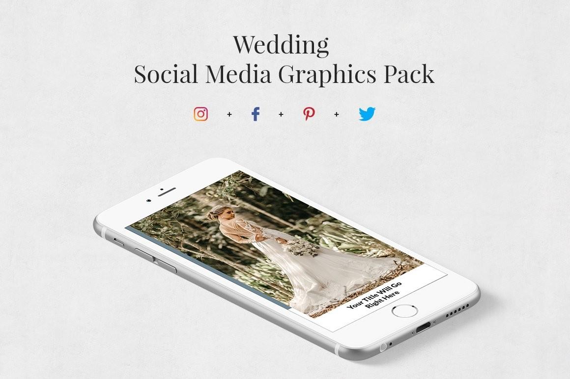 Wedding Social Media Graphics Pack