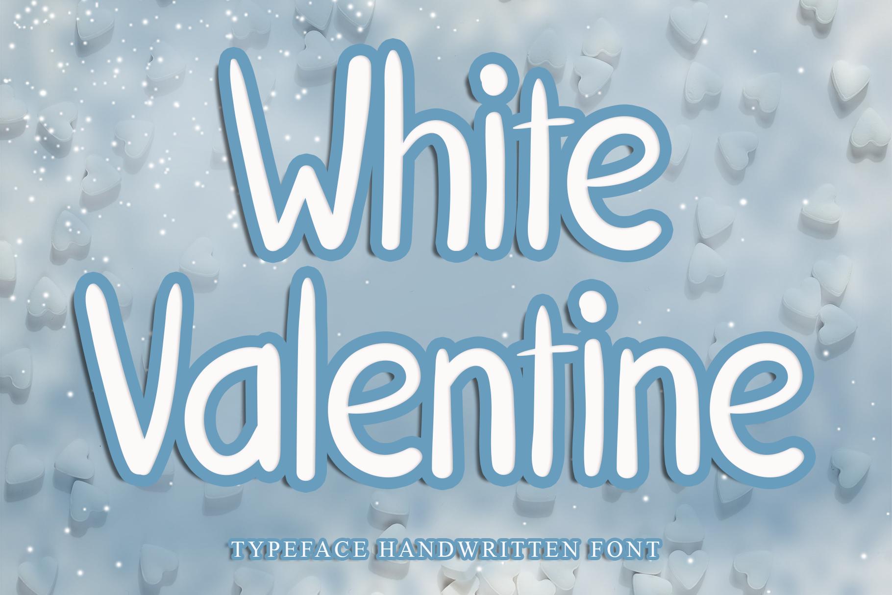 White Valentine Font