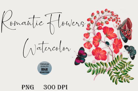Watercolor Romantic Background