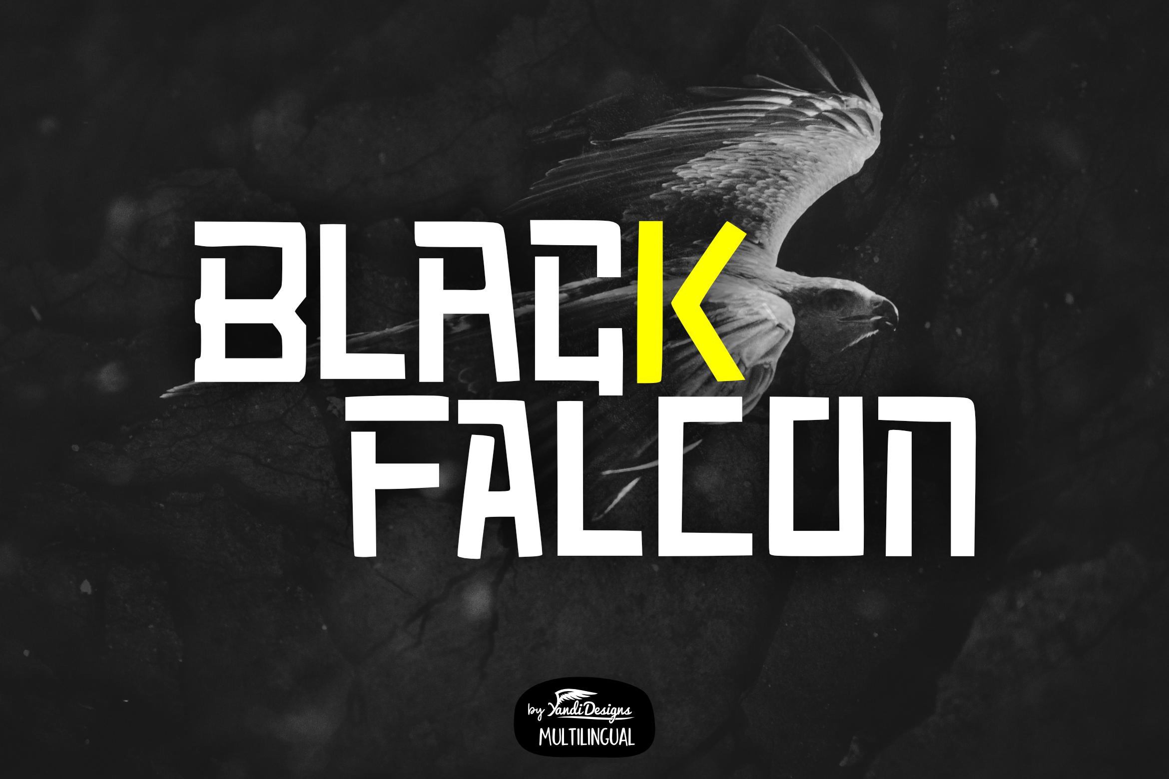 Black Falcon Font