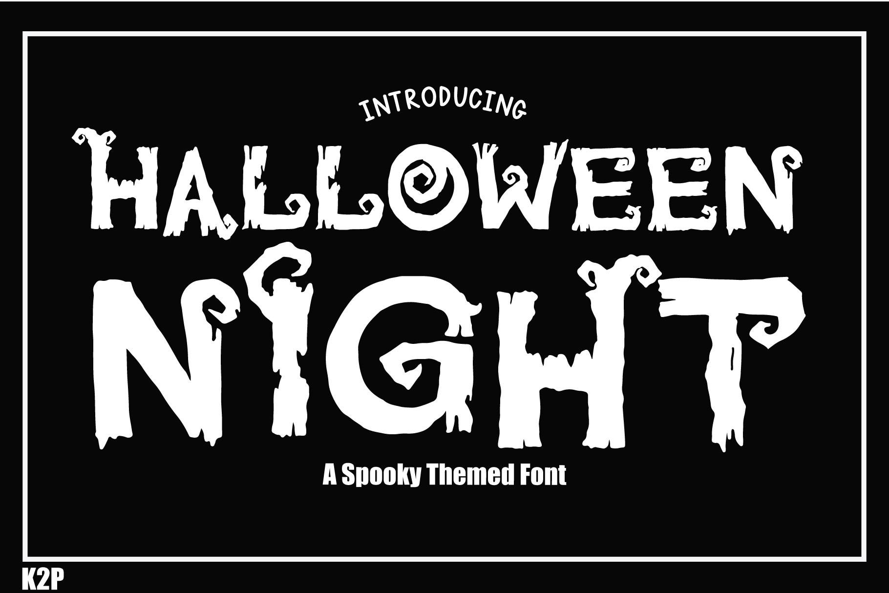 Halloween Night Font