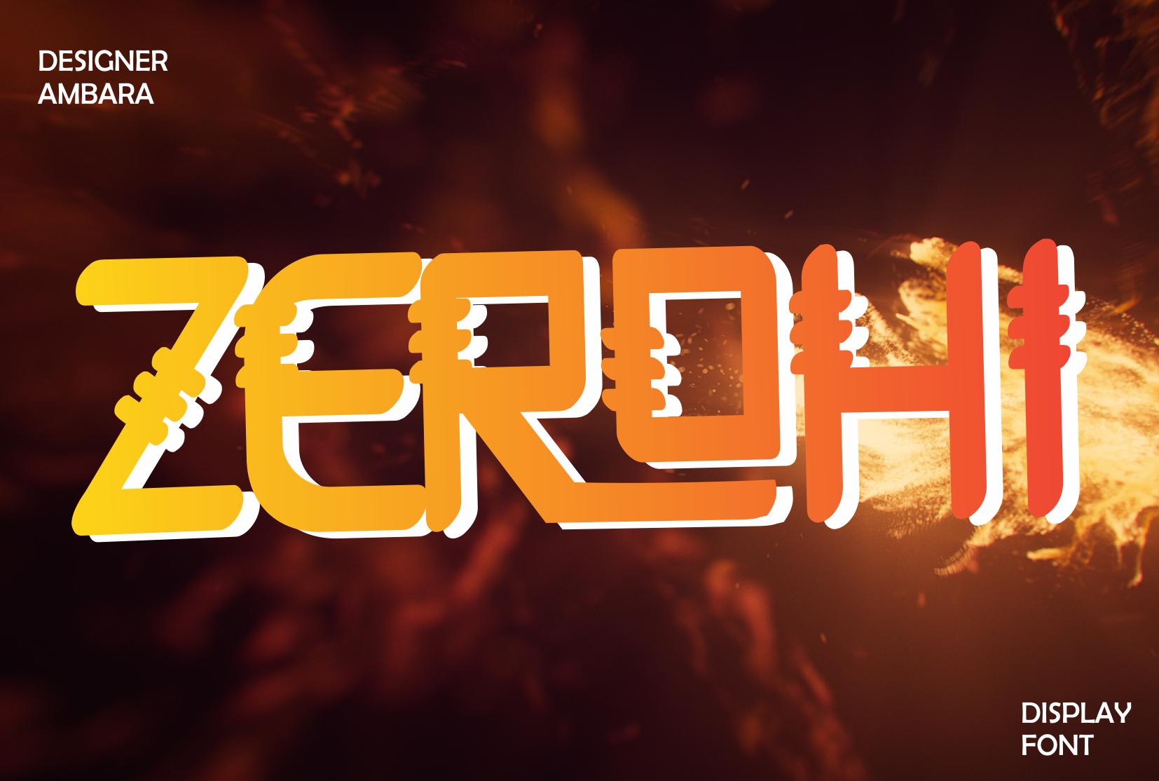 Zerohi Font