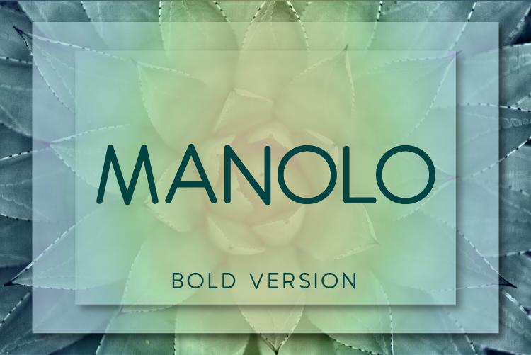 Manolo Bold Font
