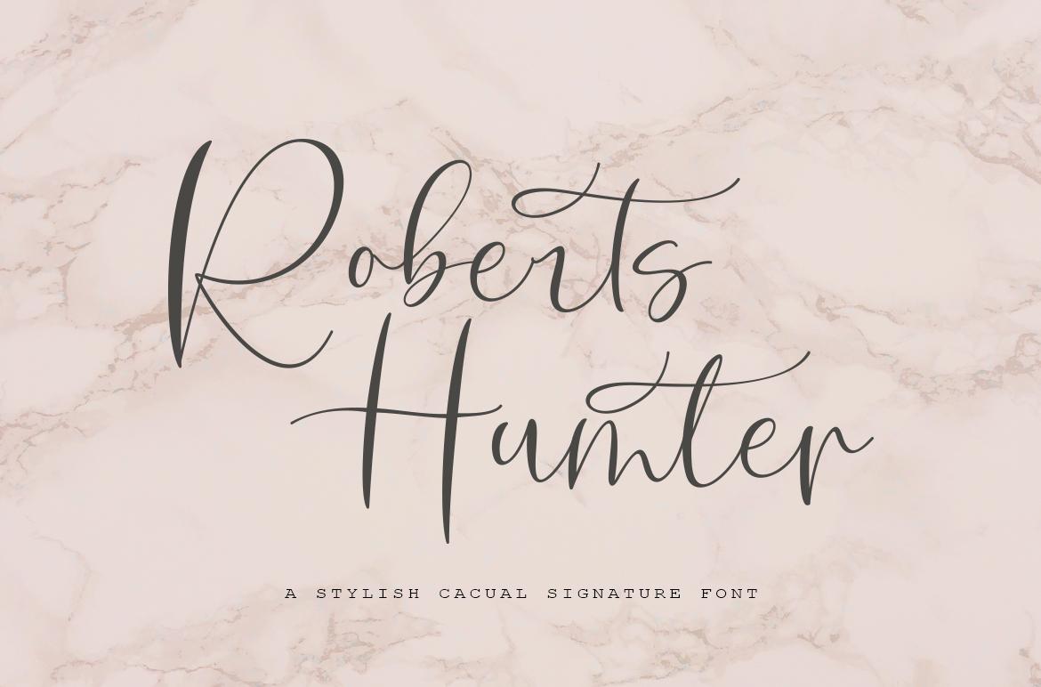 Roberts Hunter Font