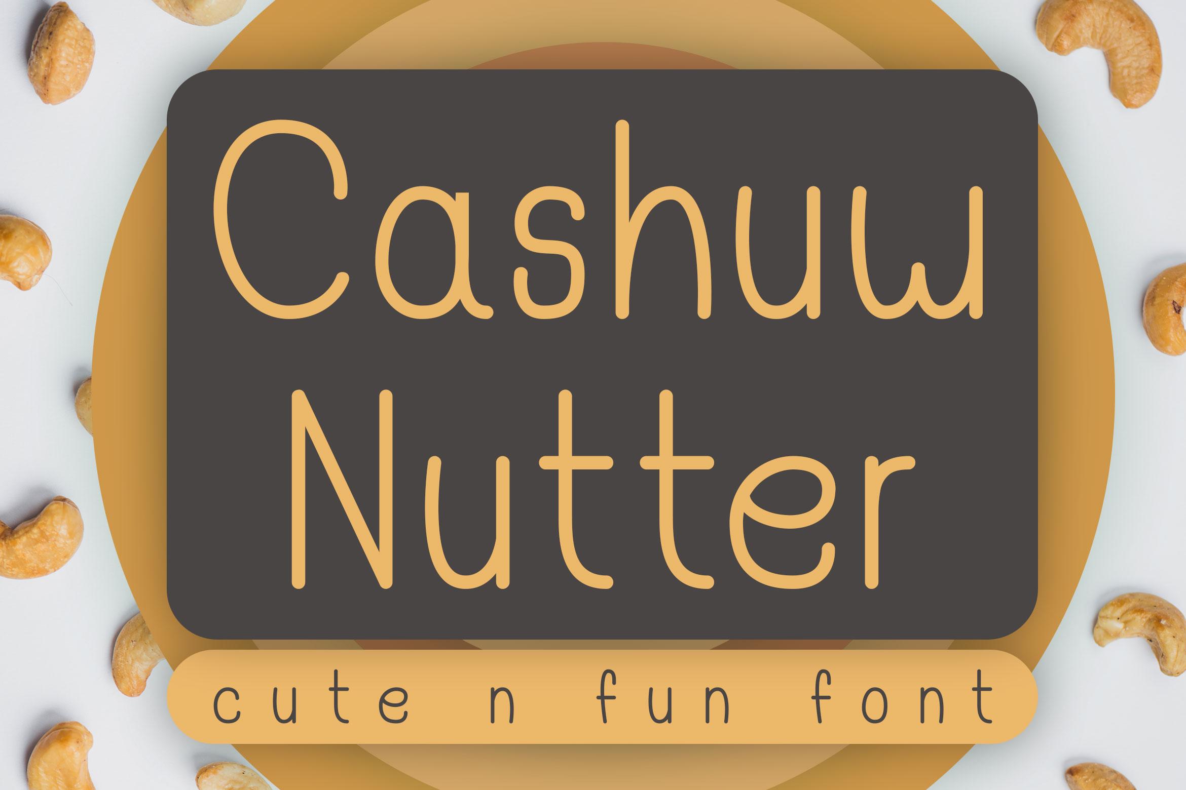 Cashuw Nutter Font