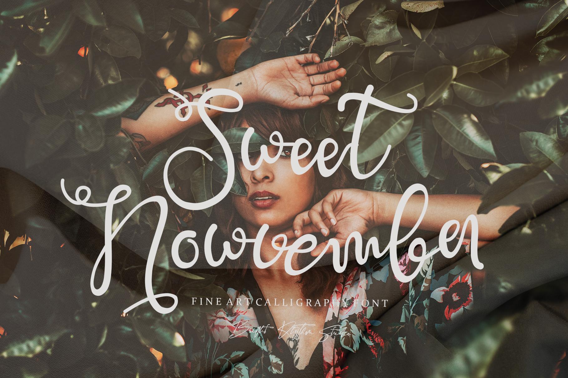 Sweet Nowvember Font