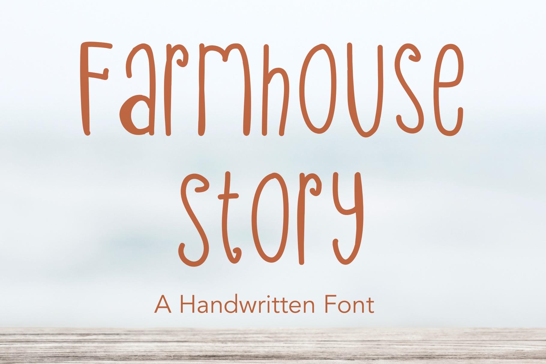 Farmhouse Story Font