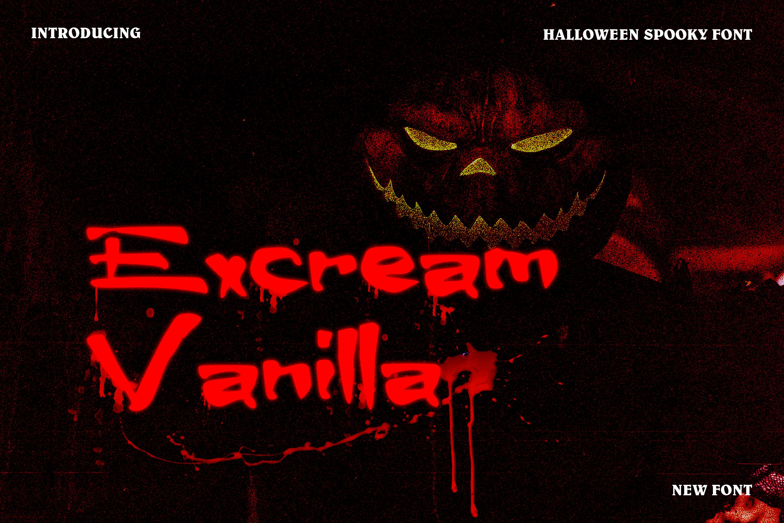 Excream Vanilla Font