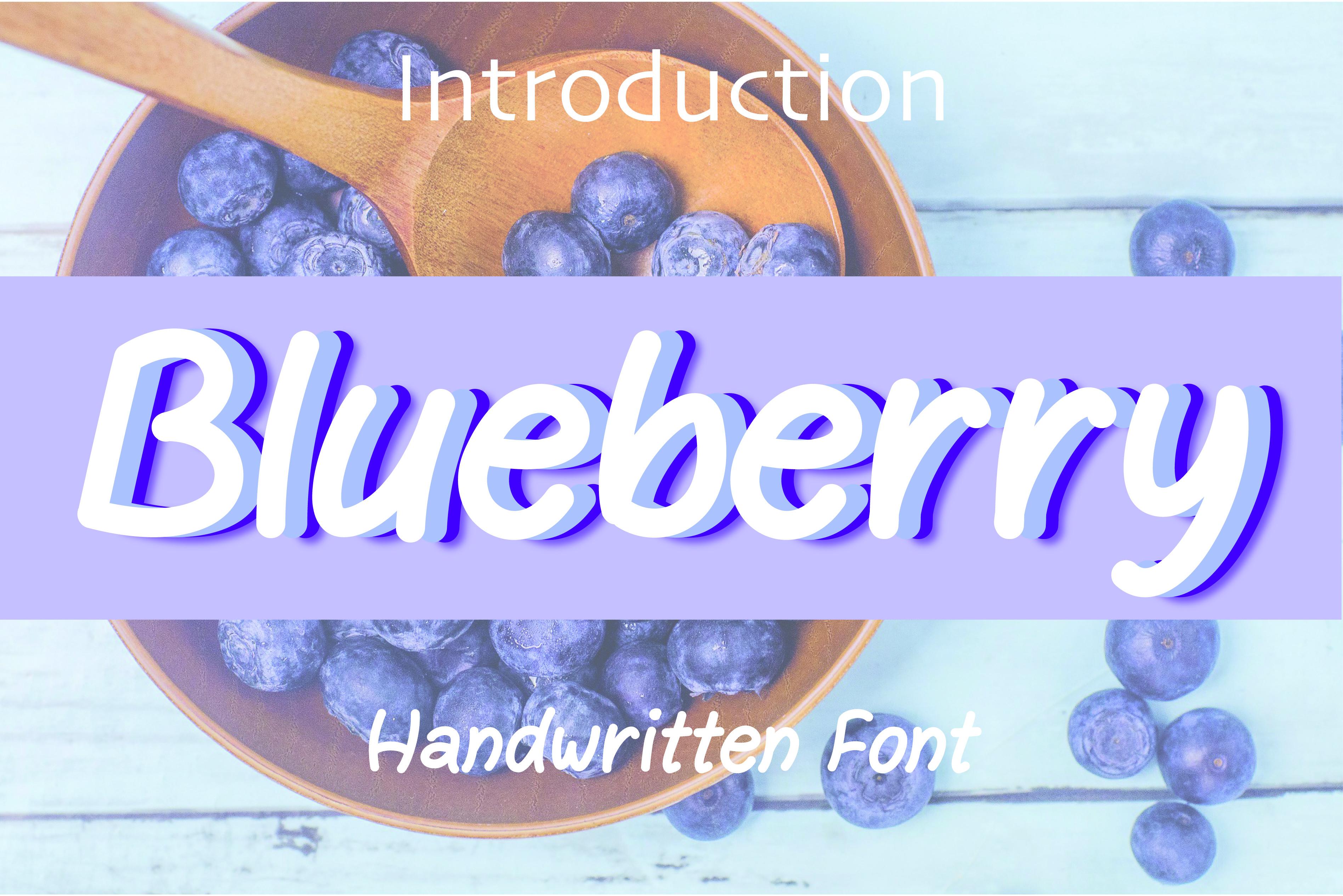 Blueberry Font
