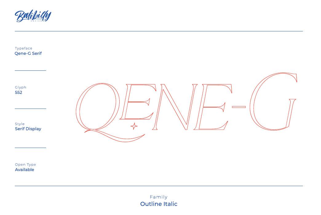 Qene-G Font