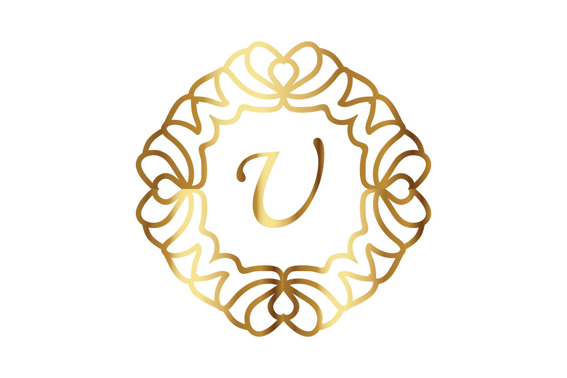 Monogram Illustration Alphabet Gradient