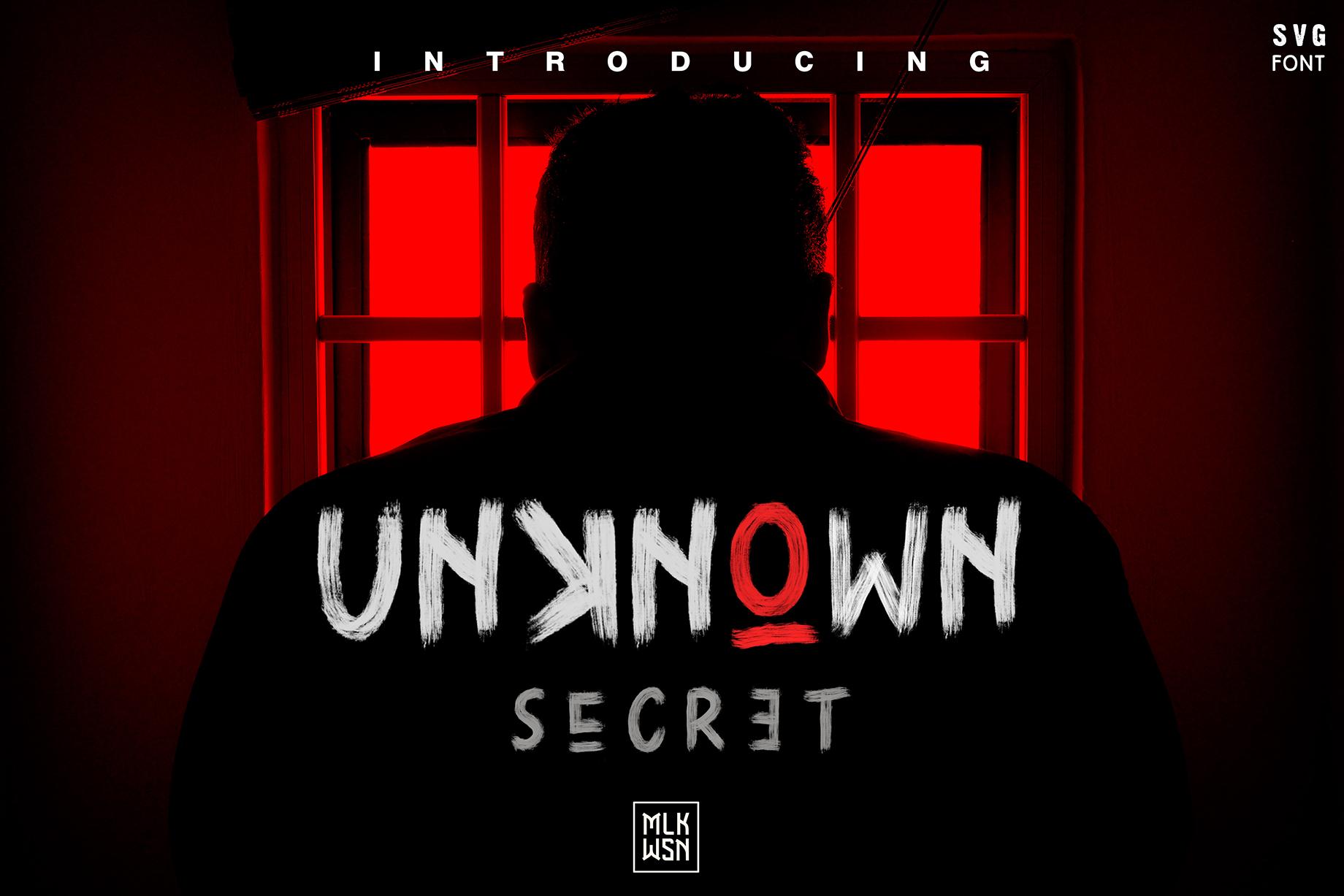 Unknown Secret Font