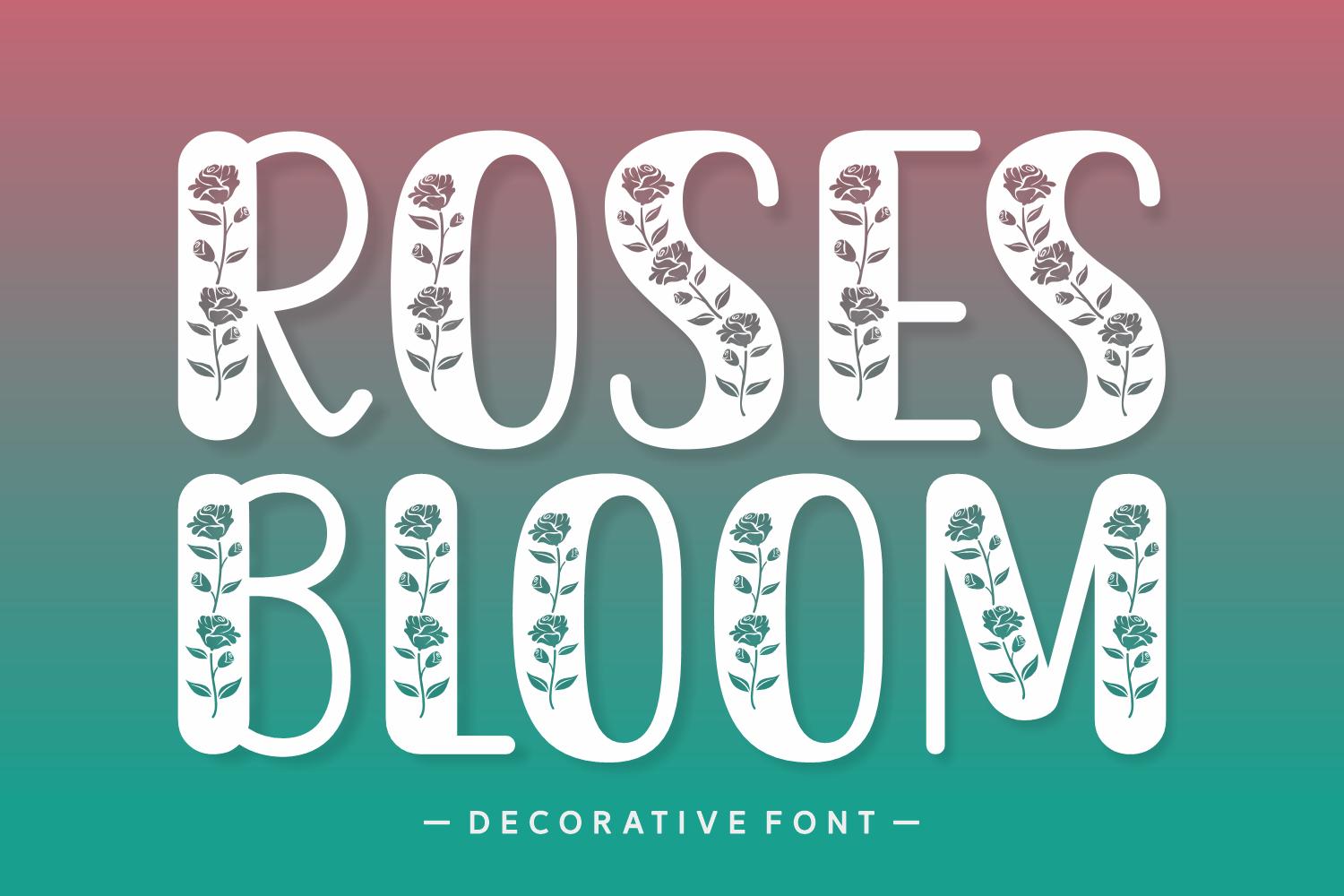 Roses Bloom Font