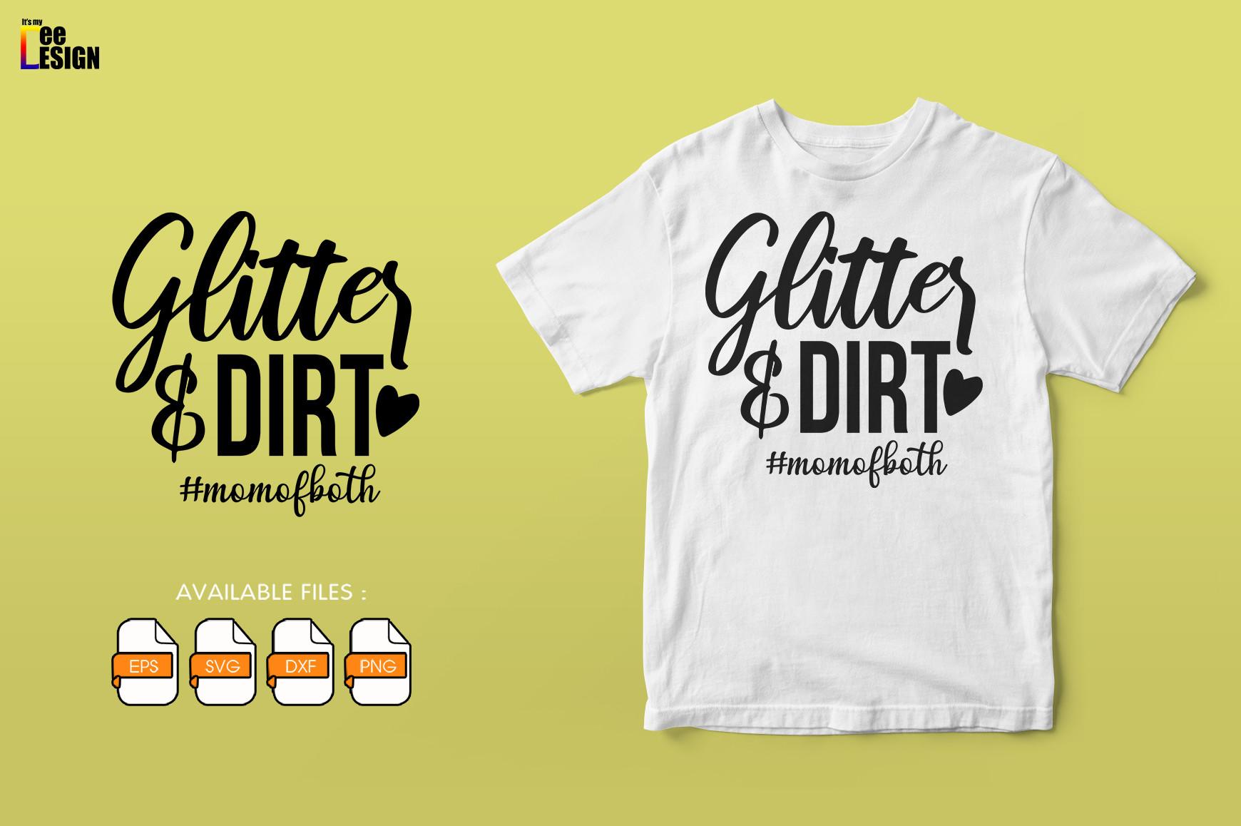 Glitter and Dirt Momofboth Black