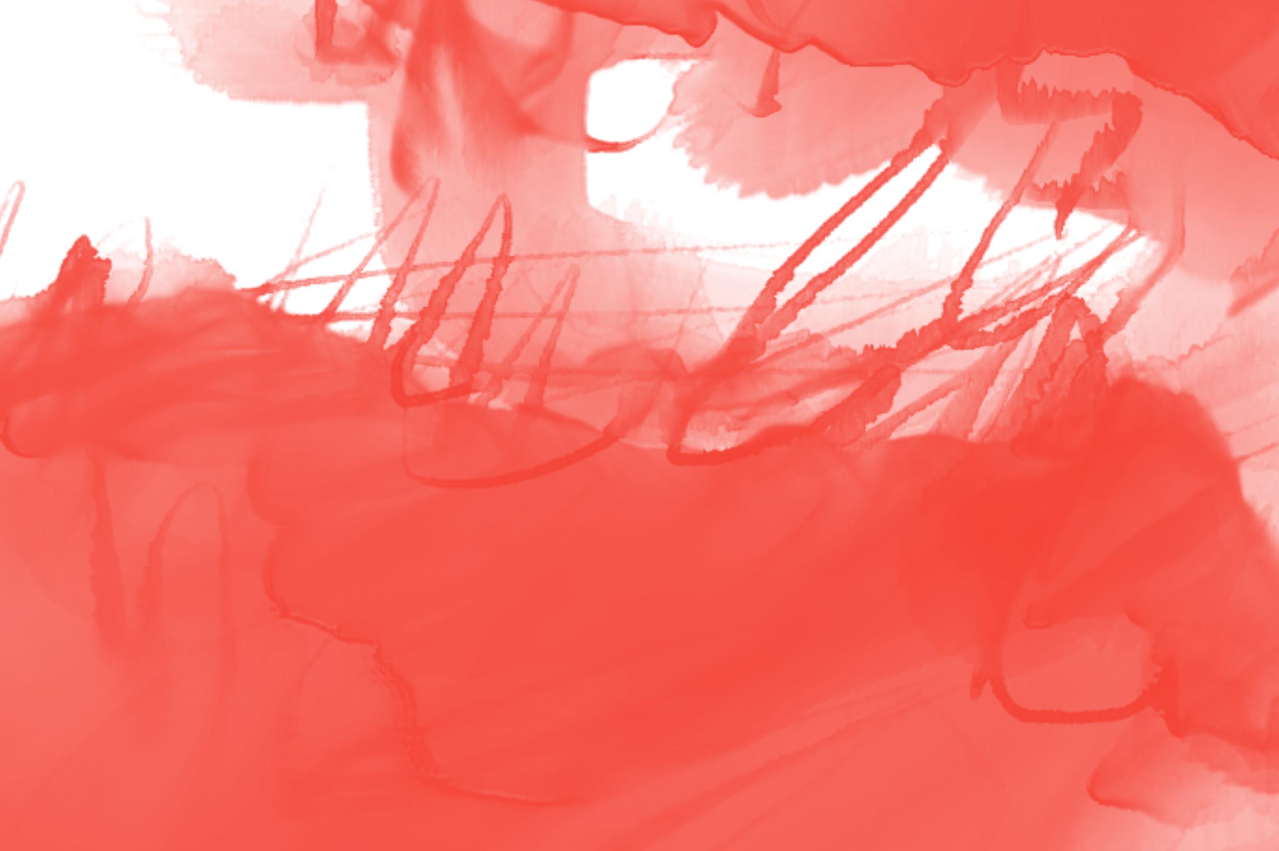 Watercolor Stains Wedding
