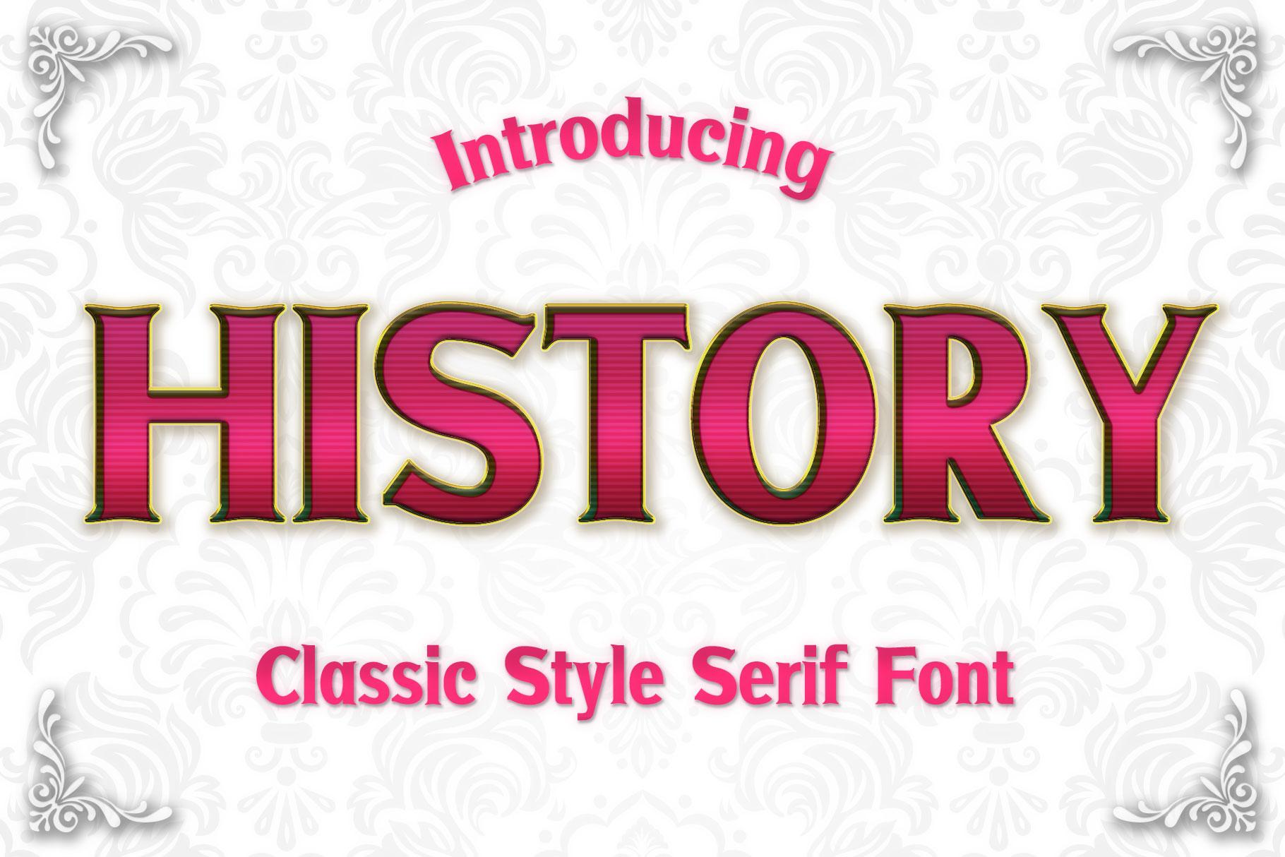 History Font